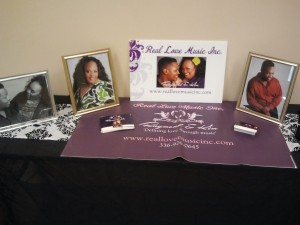 CD Release Business Card Table