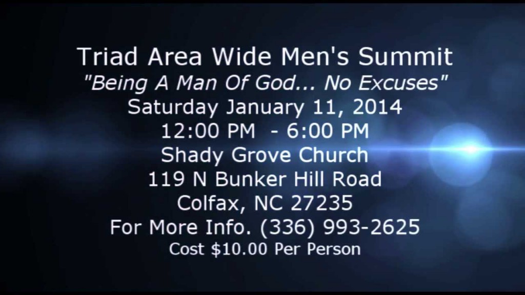 Triad Area Wide Mens Summit