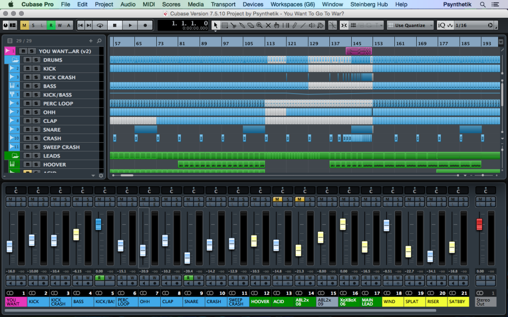 Mix Templates for Cubase, Protools and Logic Pro X